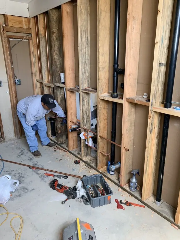 Commercial rough-in plumbing for Gas Line Repair in Loux Corner